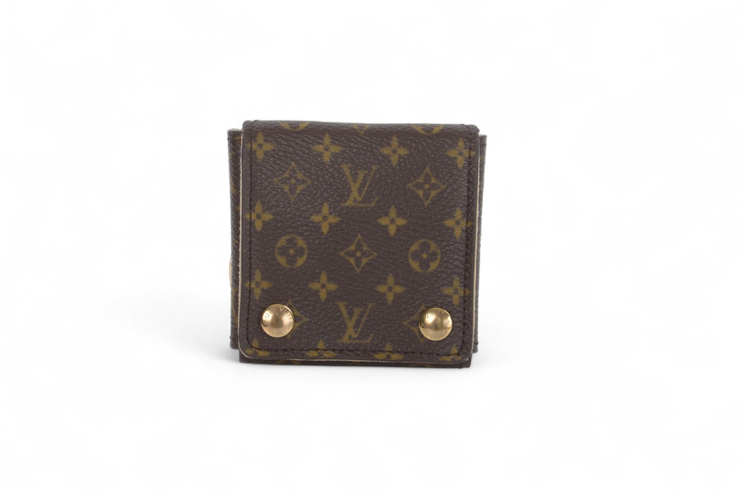 Louis Vuitton Jewelry Travel Case Pouch Vintage Monogram Designer Classic Authentic