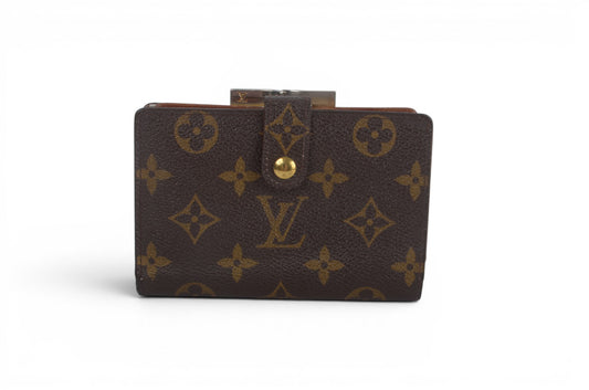 Louis Vuitton Wallet Monogram Canvas French Purse Vintage Cardholder Designer Classic