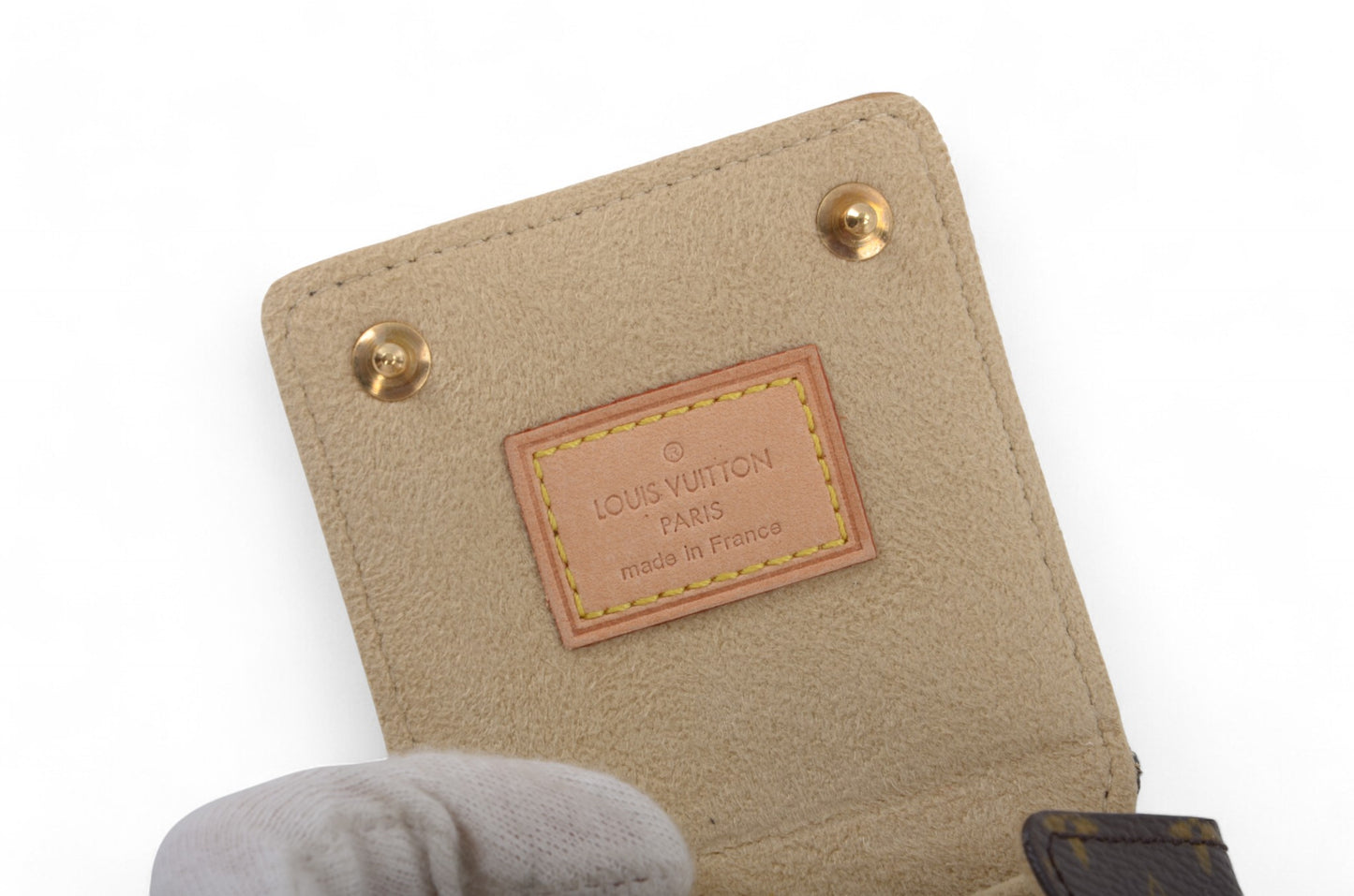 Louis Vuitton Jewelry Travel Case Pouch Vintage Monogram Designer Classic Authentic