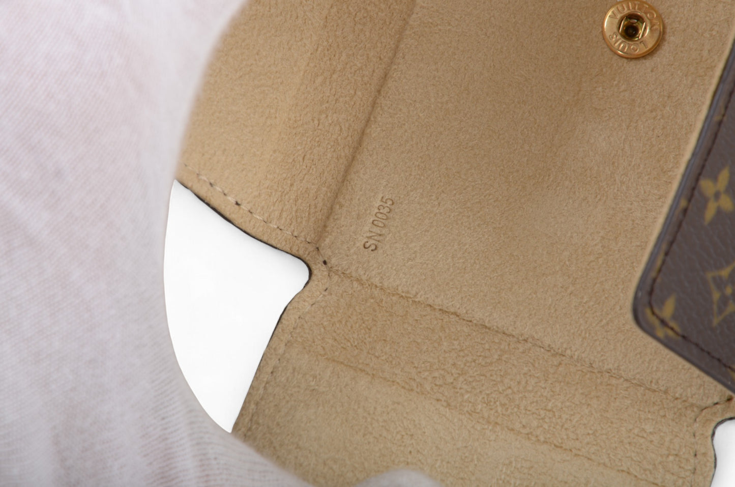 Louis Vuitton Jewelry Travel Case Pouch Vintage Monogram Designer Classic Authentic