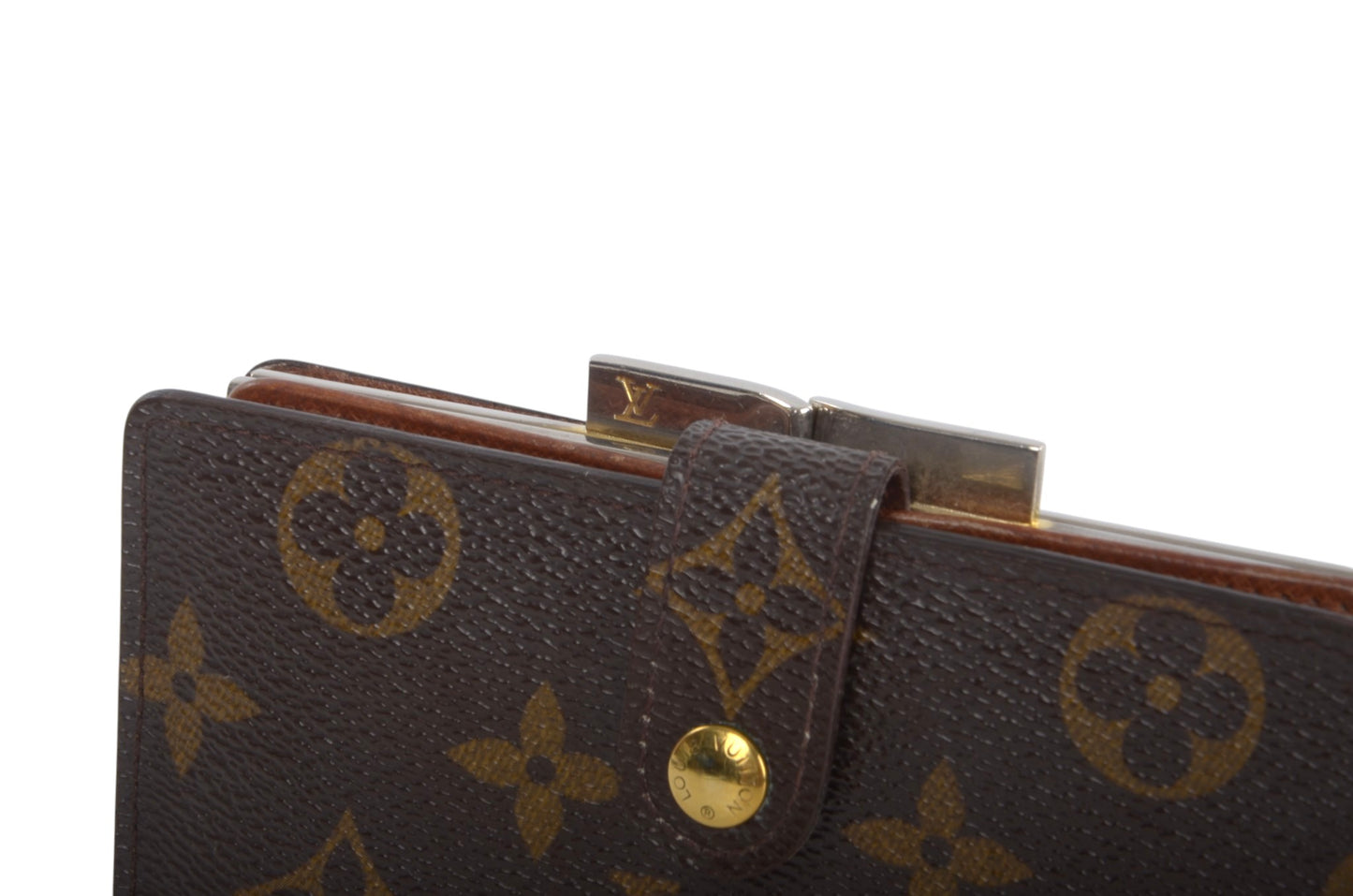 Louis Vuitton Wallet Monogram Canvas French Purse Vintage Cardholder Designer Classic