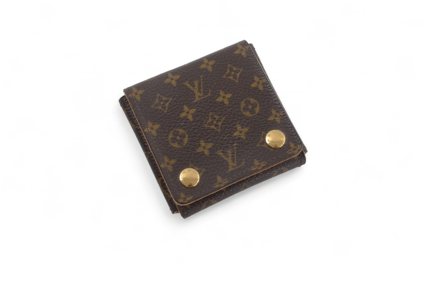 Louis Vuitton Jewelry Travel Case Pouch Vintage Monogram Designer Classic Authentic