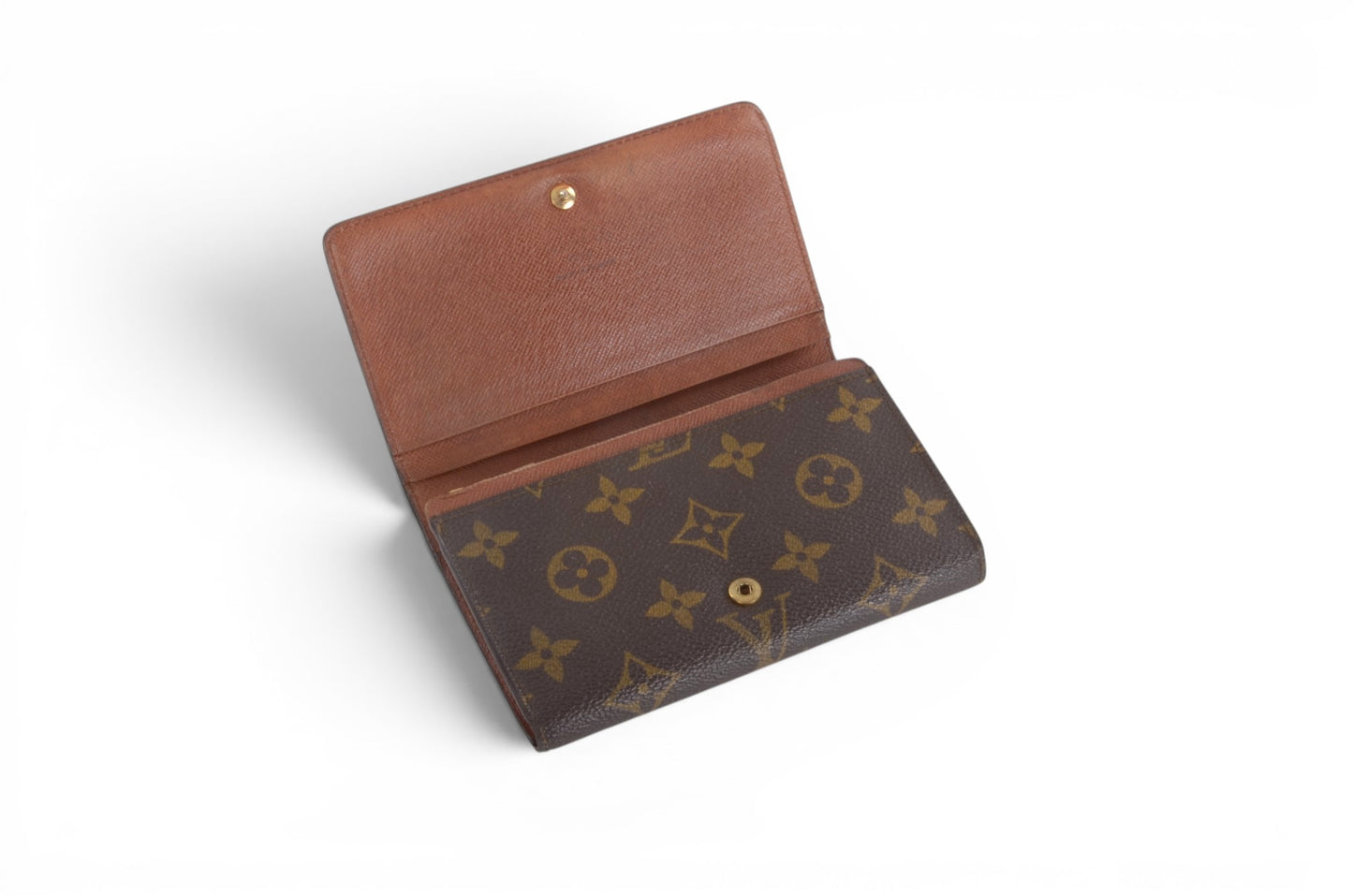 Louis Vuitton Wallet Monogram Canvas Vintage Cardholder Designer Classic
