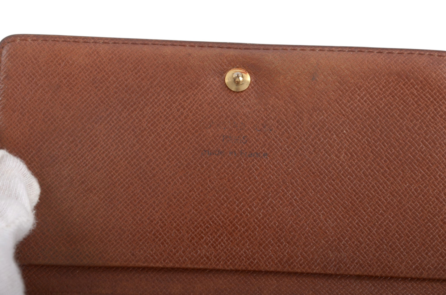 Louis Vuitton Wallet Monogram Canvas Vintage Cardholder Designer Classic