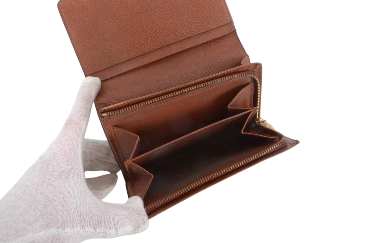 Louis Vuitton Wallet Monogram Canvas Vintage Cardholder Designer Classic