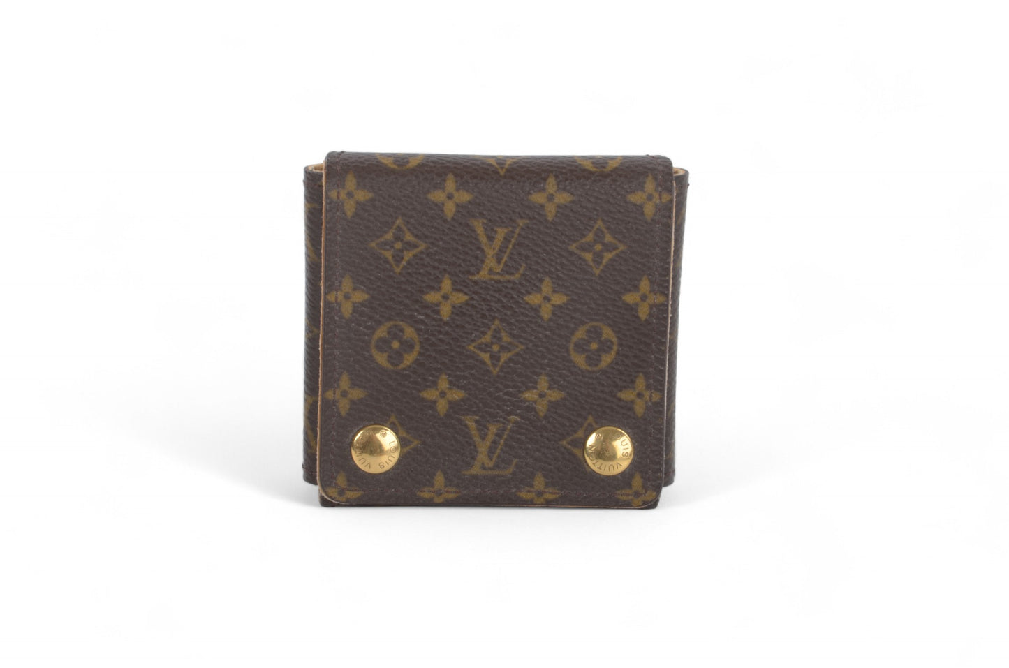 Louis Vuitton Jewelry Travel Case Pouch Vintage Monogram Designer Classic Authentic