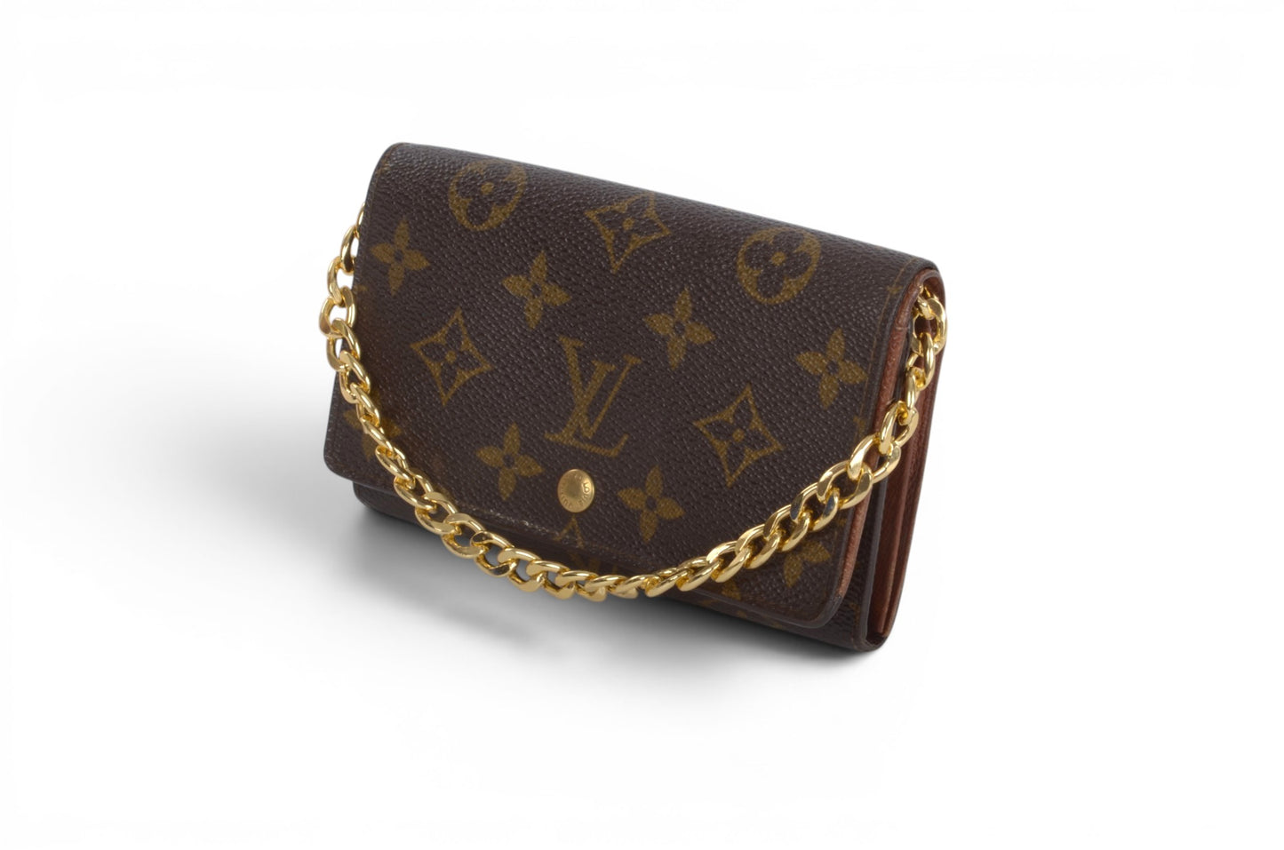 Louis Vuitton Wallet Monogram Canvas Vintage Cardholder Designer Classic