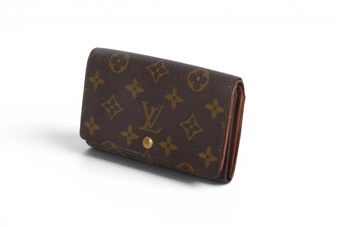 Louis Vuitton Wallet Monogram Canvas Vintage Cardholder Designer Classic
