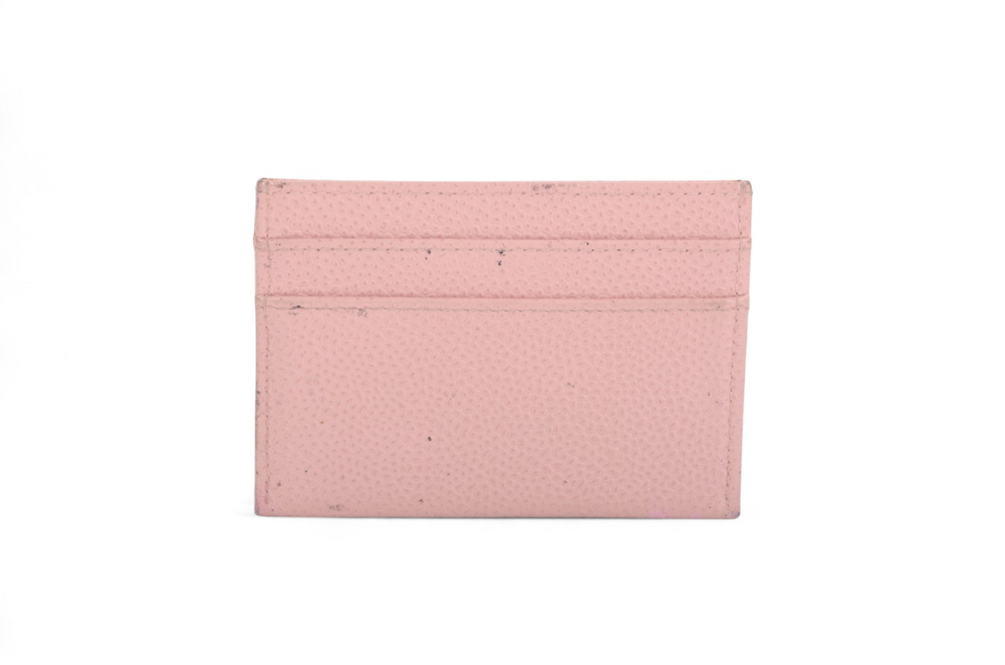 Chanel Caviar Leather Pink Card Case Wallet Holder Cardholder Vintage Designer Classic Authentic