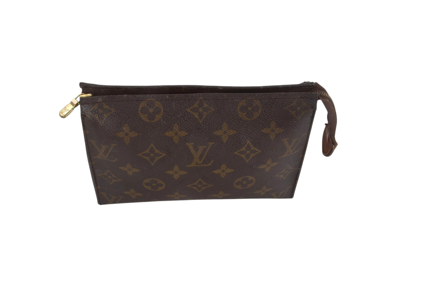 Louis Vuitton Pouch Toilette 19 Clutch Makeup Toilet Bag Monogram Vintage