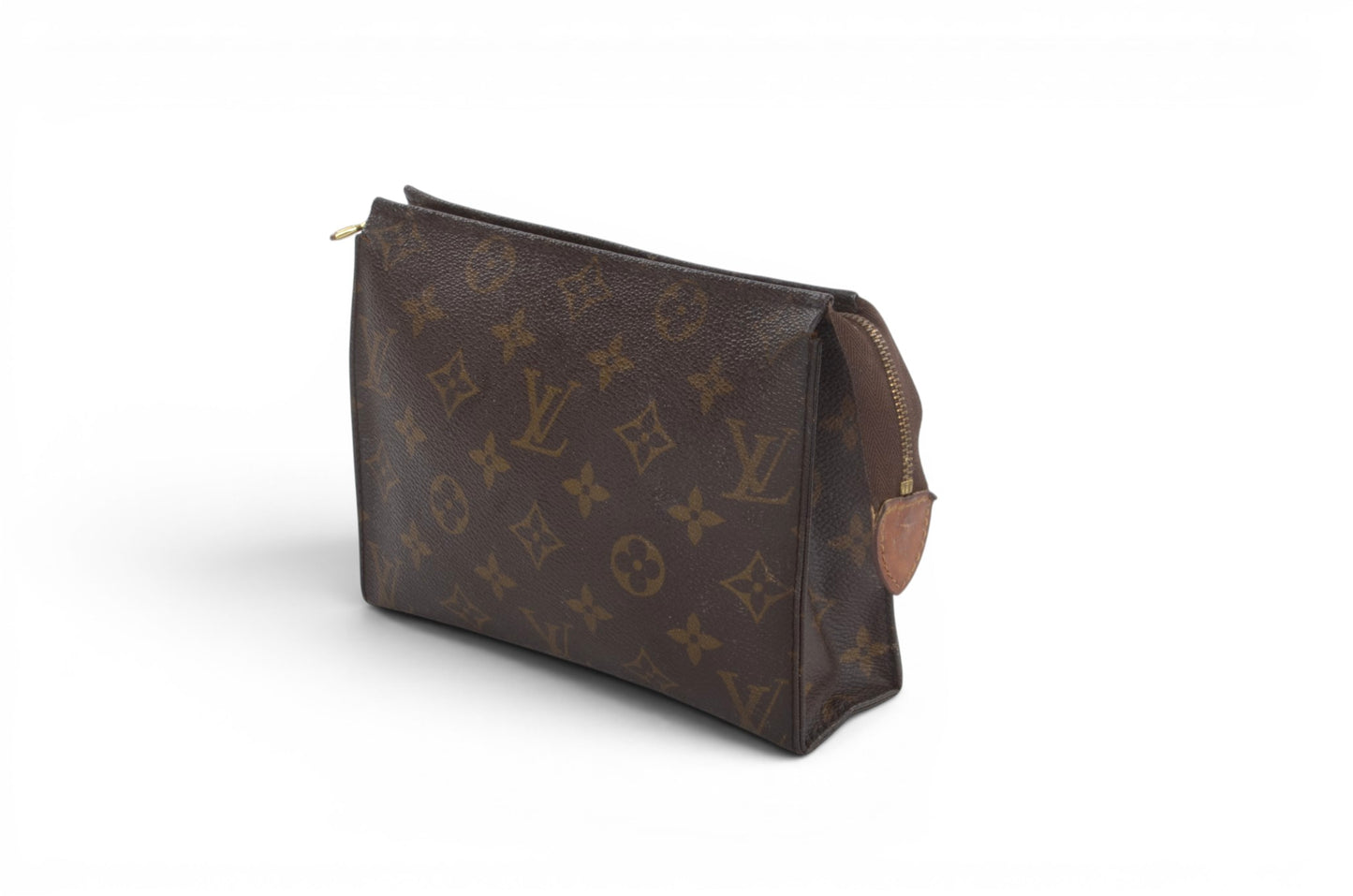 Louis Vuitton Pouch Toilette 19 Clutch Makeup Toilet Bag Monogram Vintage