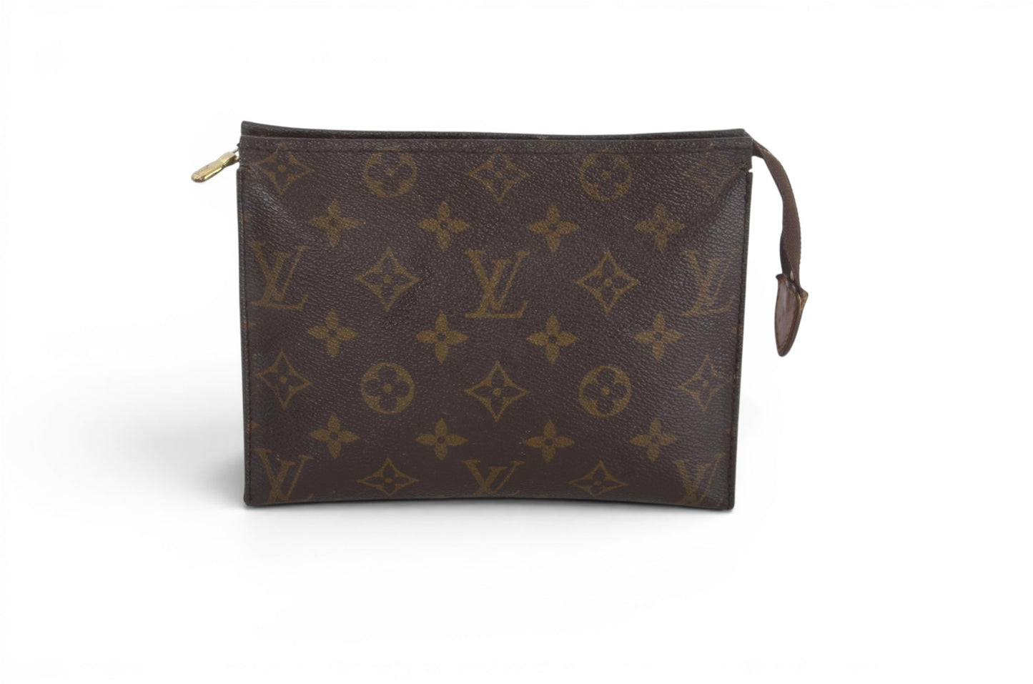 Louis Vuitton Pouch Toilette 19 Clutch Makeup Toilet Bag Monogram Vintage