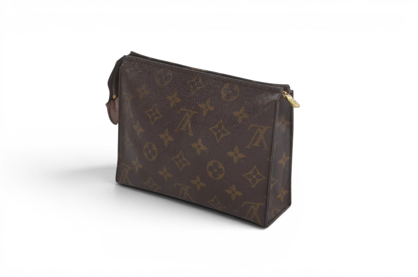 Louis Vuitton Pouch Toilette 19 Clutch Makeup Toilet Bag Monogram Vintage