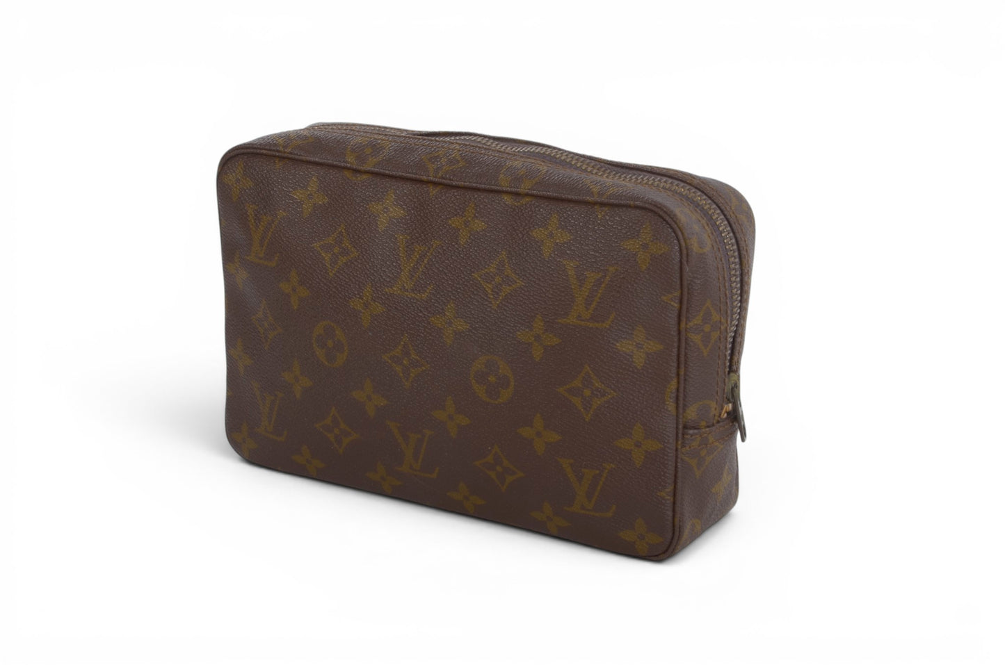 Louis Vuitton Trousse 23 Pouch Clutch Makeup Toilet Bag Monogram Vintage Designer Classic