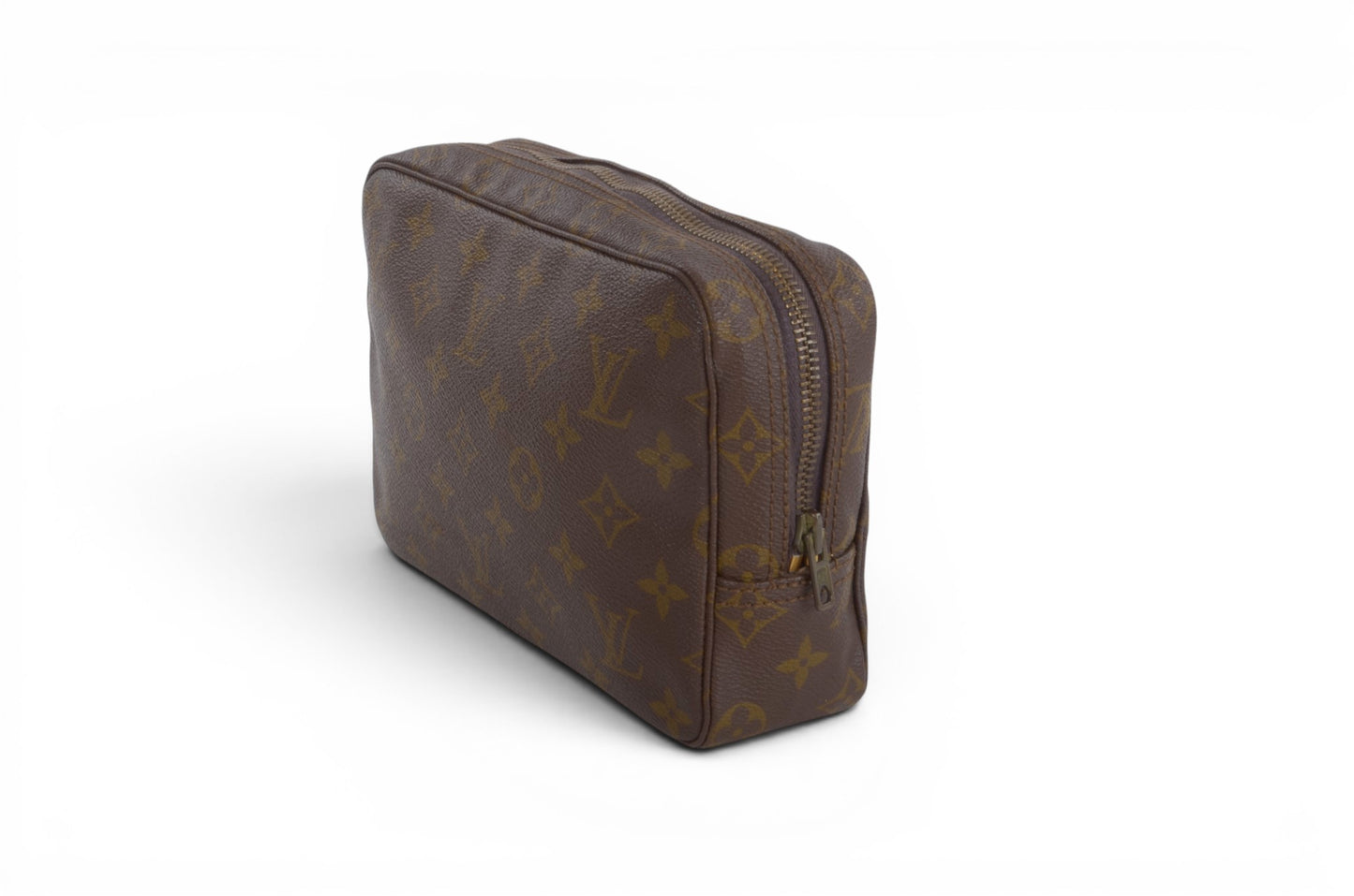 Louis Vuitton Trousse 23 Pouch Clutch Makeup Toilet Bag Monogram Vintage Designer Classic