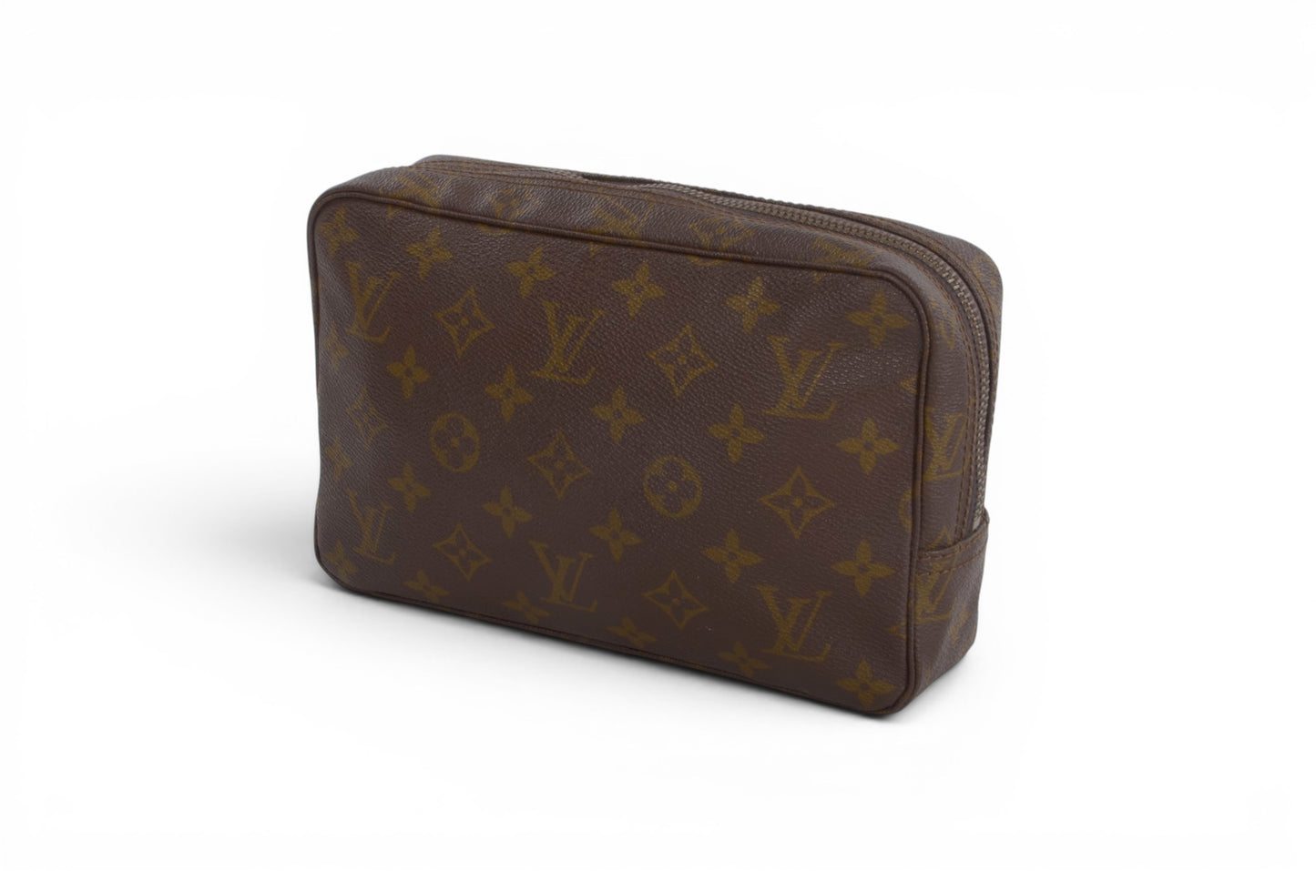 Louis Vuitton Trousse 23 Pouch Clutch Makeup Toilet Bag Monogram Vintage Designer Classic