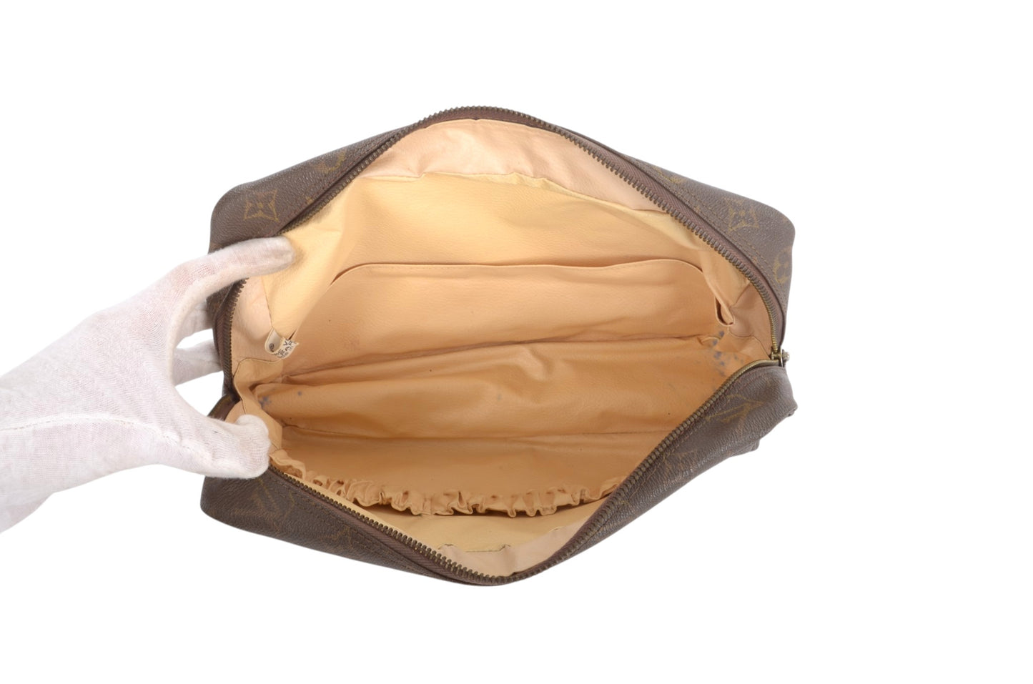 Louis Vuitton Trousse 28 Pouch Clutch Makeup Toilet Bag Monogram Vintage Designer Classic