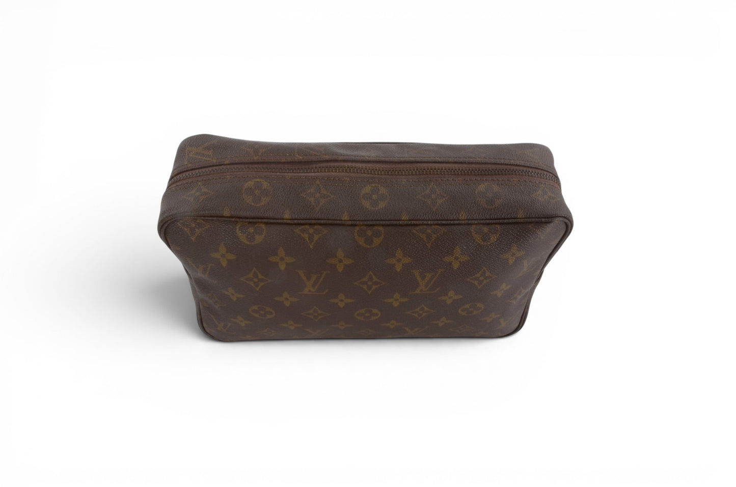 Louis Vuitton Trousse 28 Pouch Clutch Makeup Toilet Bag Monogram Vintage Designer Classic
