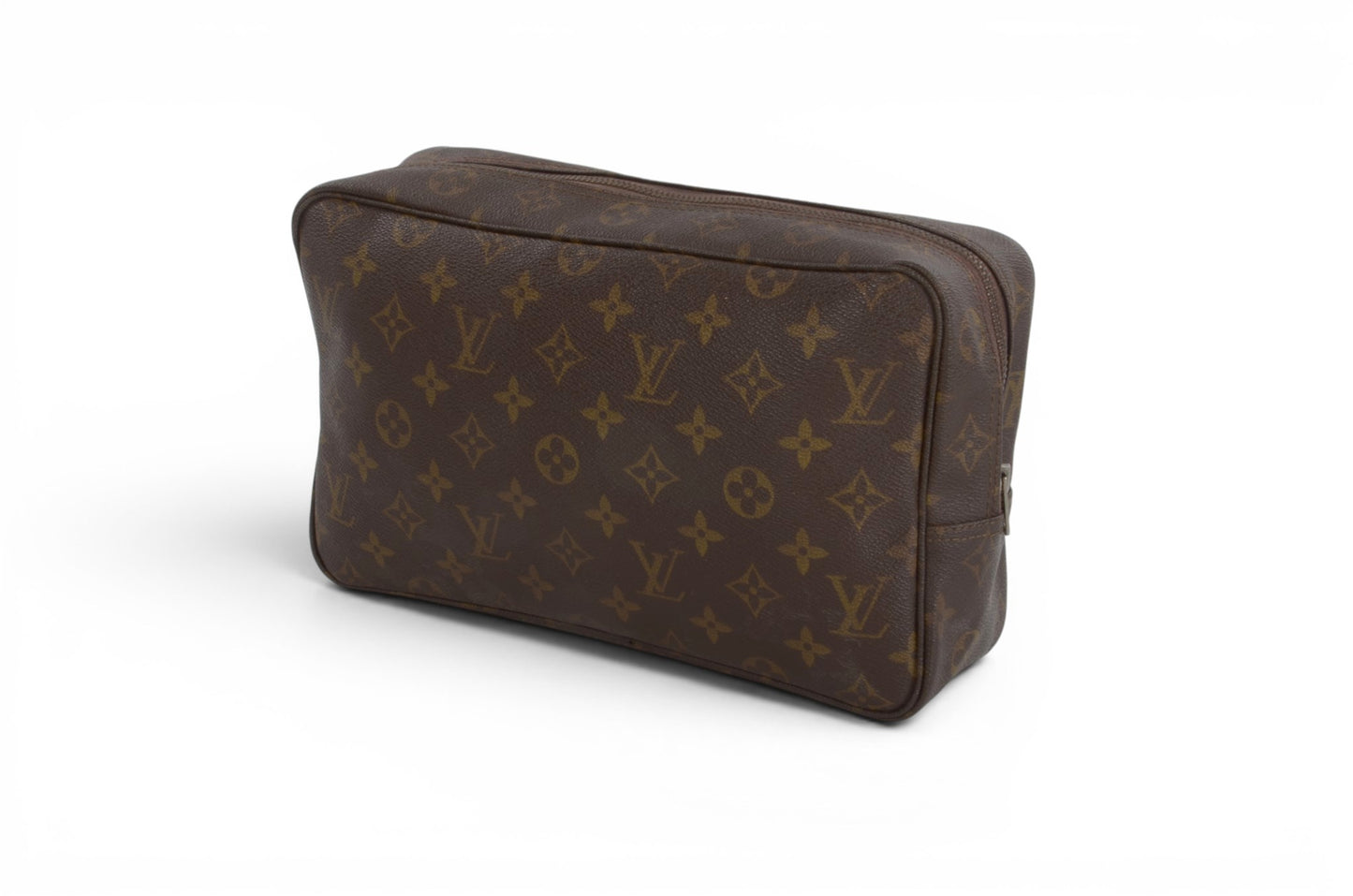 Louis Vuitton Trousse 28 Pouch Clutch Makeup Toilet Bag Monogram Vintage Designer Classic
