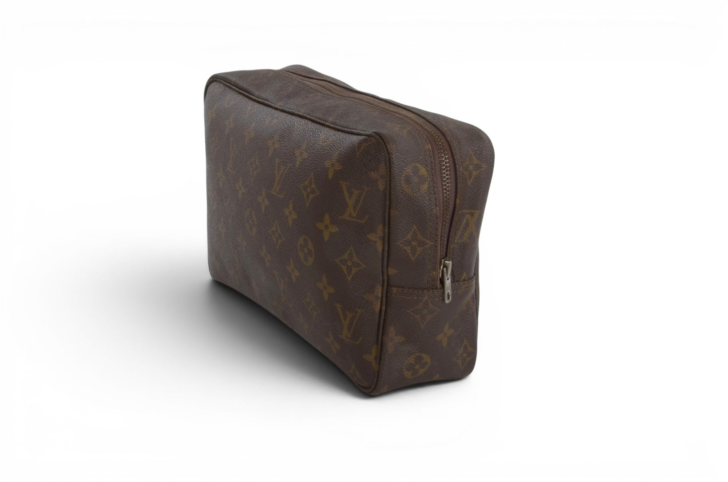 Louis Vuitton Trousse 28 Pouch Clutch Makeup Toilet Bag Monogram Vintage Designer Classic