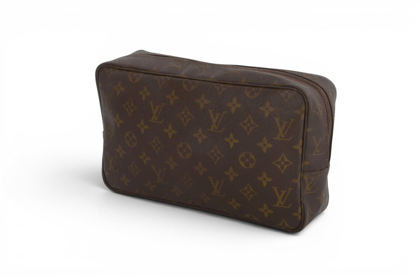Louis Vuitton Trousse 28 Pouch Clutch Makeup Toilet Bag Monogram Vintage Designer Classic