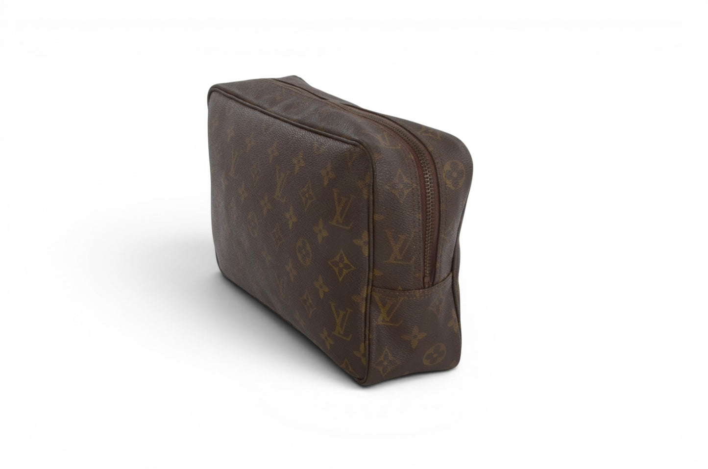 Louis Vuitton Trousse 28 Pouch Clutch Makeup Toilet Bag Monogram Vintage Designer Classic