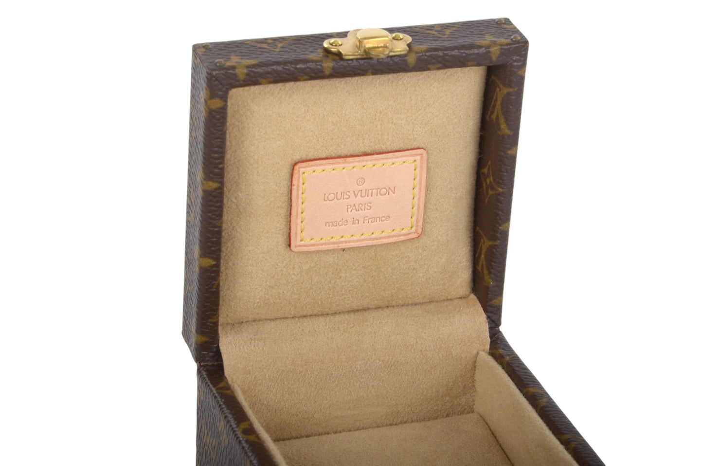 Louis Vuitton Jewelry Case Box Storage Vintage Monogram Travel Designer Classic Authentic Rare Limited Interior