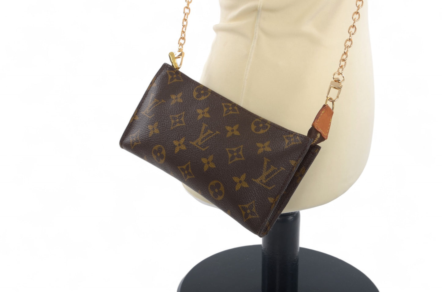 Louis Vuitton Pochette Toilette 19 Pouch Clutch Makeup Toilet Bag Monogram Vintage Crossbody Designer Classic