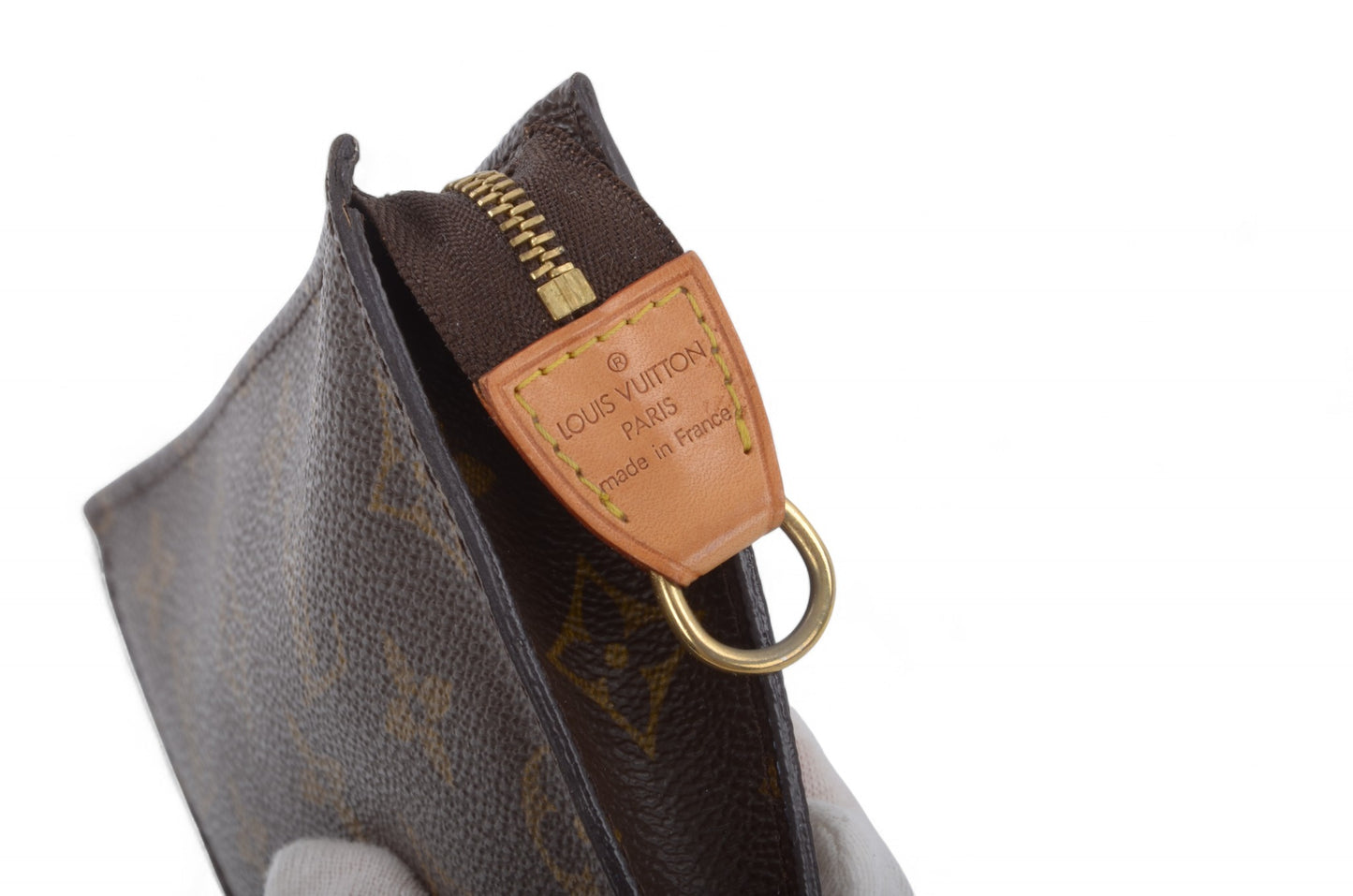 Louis Vuitton Pochette Toilette 17 Pouch Clutch Makeup Toilet Bag Monogram Vintage Crossbody Designer Classic