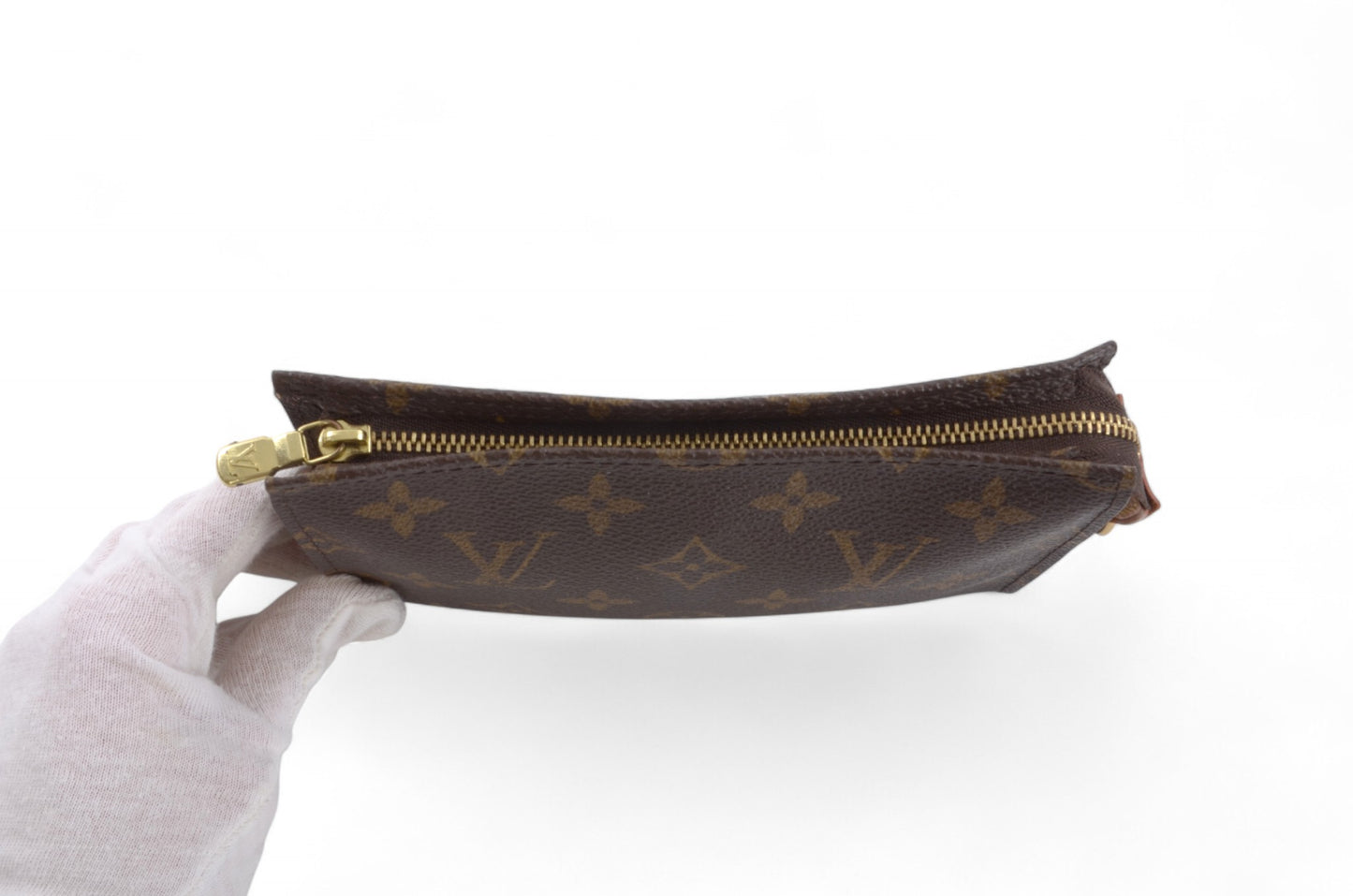 Louis Vuitton Pochette Toilette 17 Pouch Clutch Makeup Toilet Bag Monogram Vintage Crossbody Designer Classic