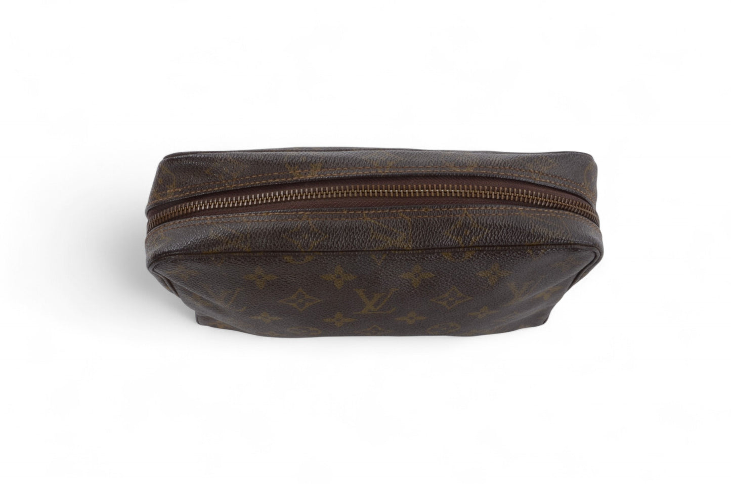 Louis Vuitton Trousse 23 Pouch Clutch Makeup Toilet Bag Monogram Vintage Designer Classic