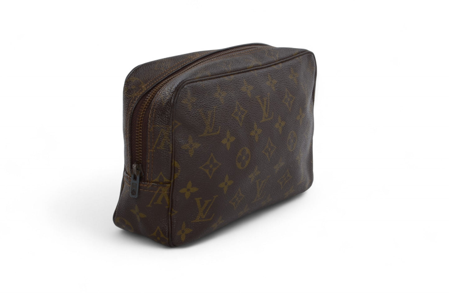Louis Vuitton Trousse 23 Pouch Clutch Makeup Toilet Bag Monogram Vintage Designer Classic