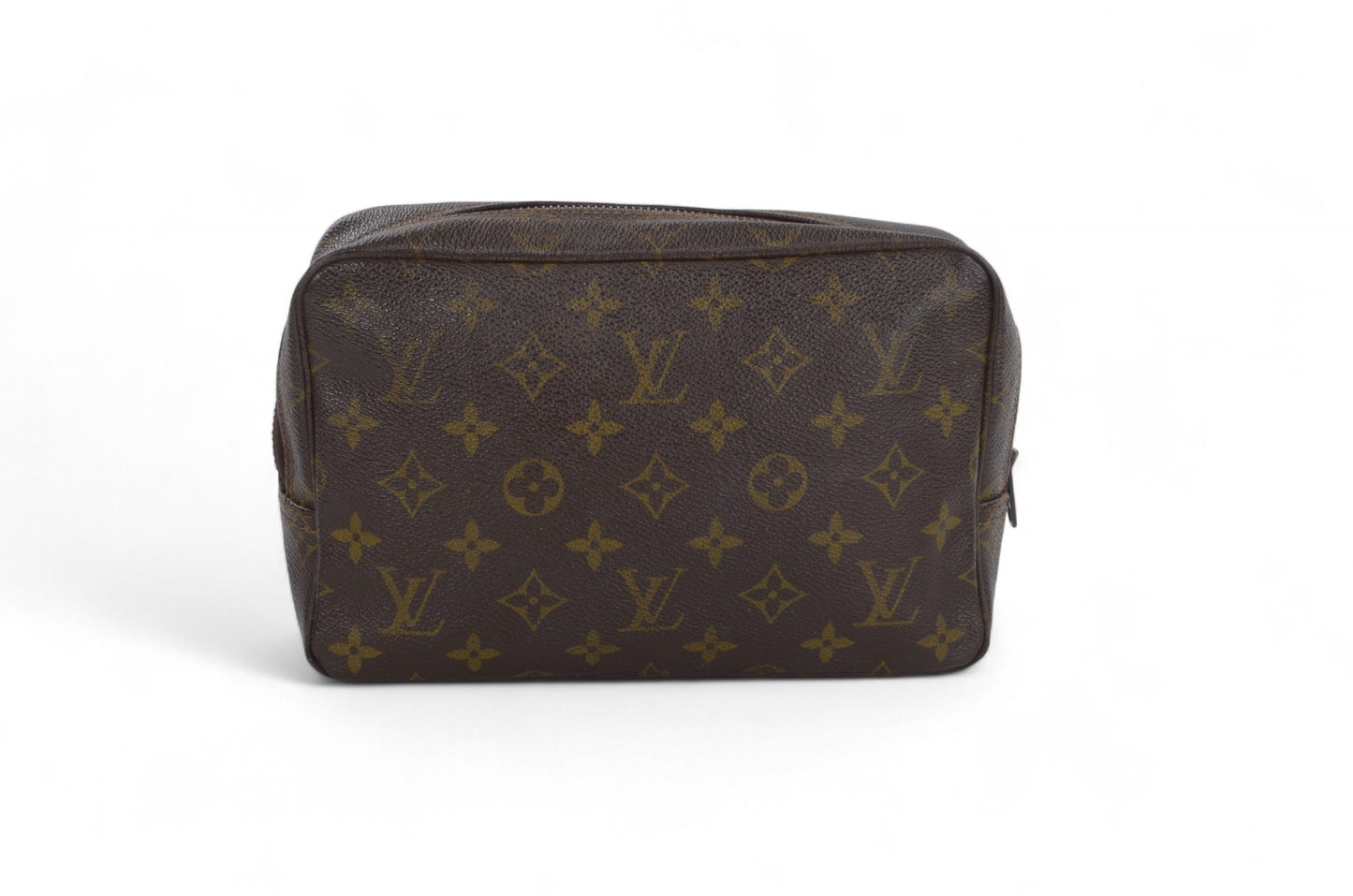 Louis Vuitton Trousse 23 Pouch Clutch Makeup Toilet Bag Monogram Vintage Designer Classic