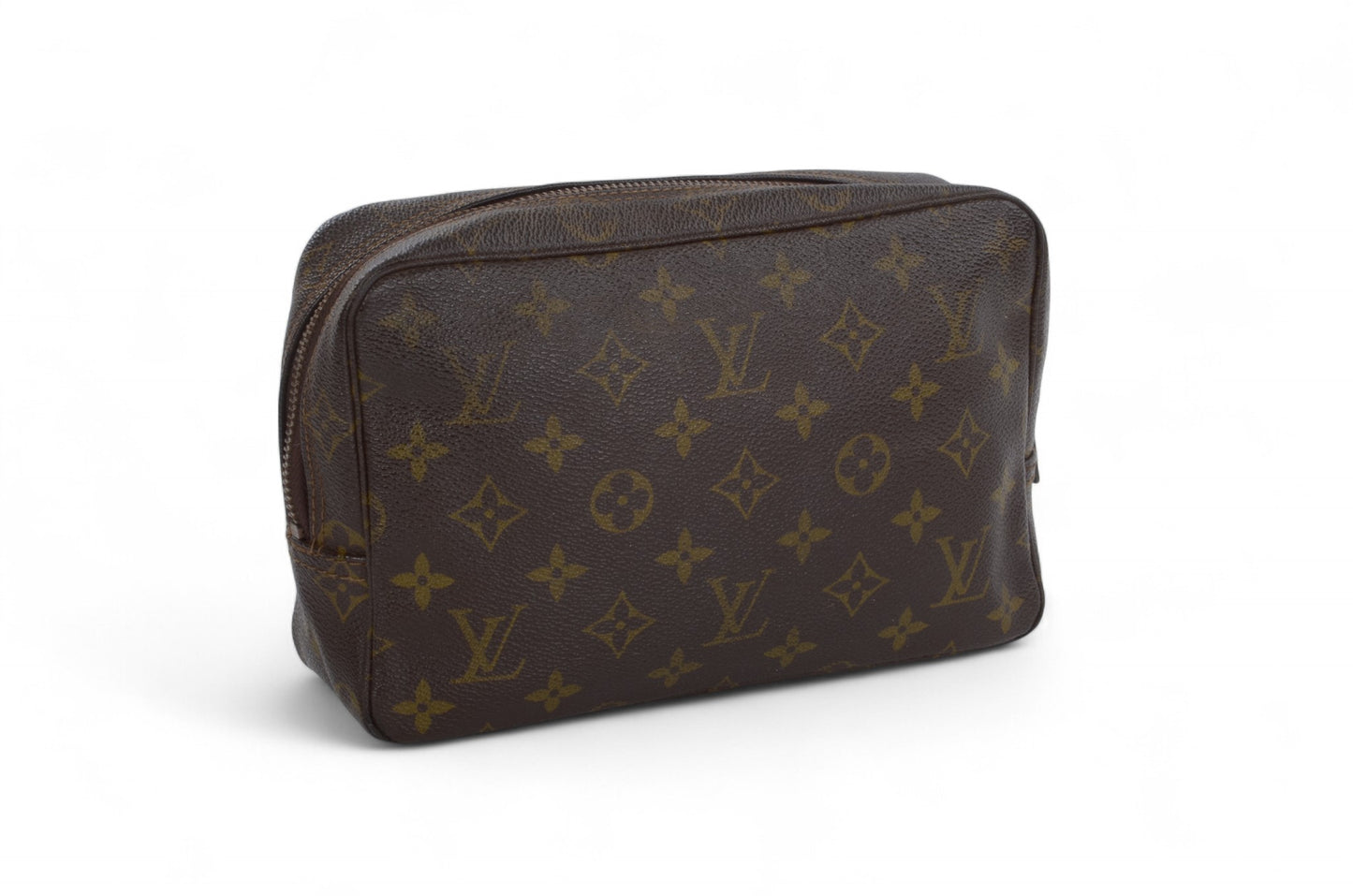 Louis Vuitton Trousse 23 Pouch Clutch Makeup Toilet Bag Monogram Vintage Designer Classic