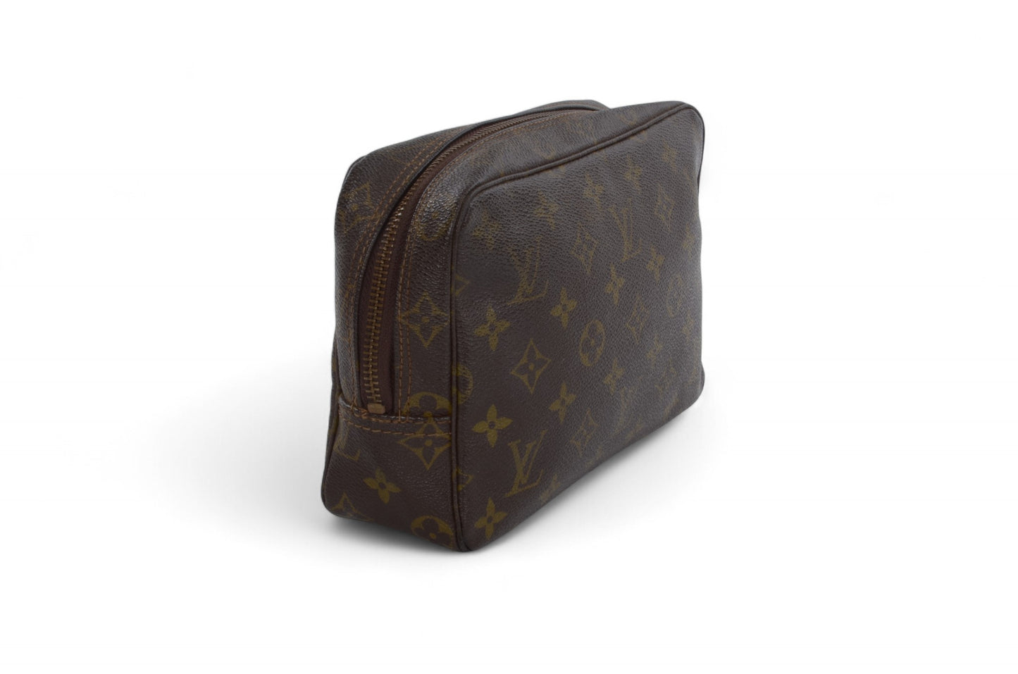 Louis Vuitton Trousse 23 Pouch Clutch Makeup Toilet Bag Monogram Vintage Designer Classic