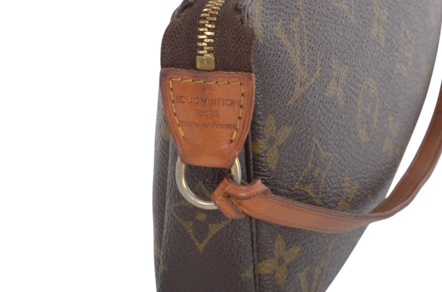 Louis Vuitton Pochette Accessories Pouch Monogram Canvas Shoulder Bag Handbag Vintage Designer Classic