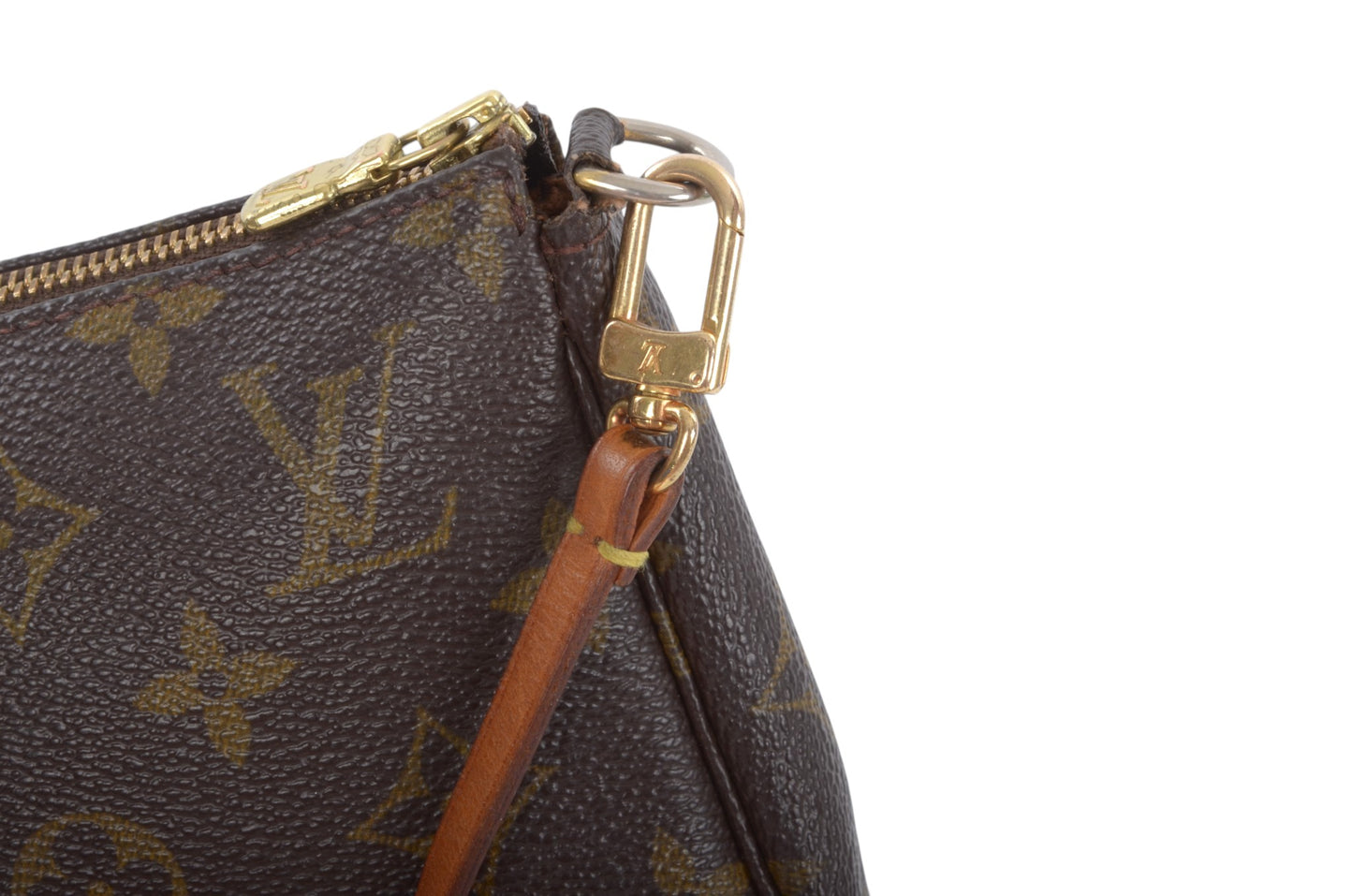 Louis Vuitton Pochette Accessories Pouch Monogram Canvas Shoulder Bag Handbag Vintage Designer Classic