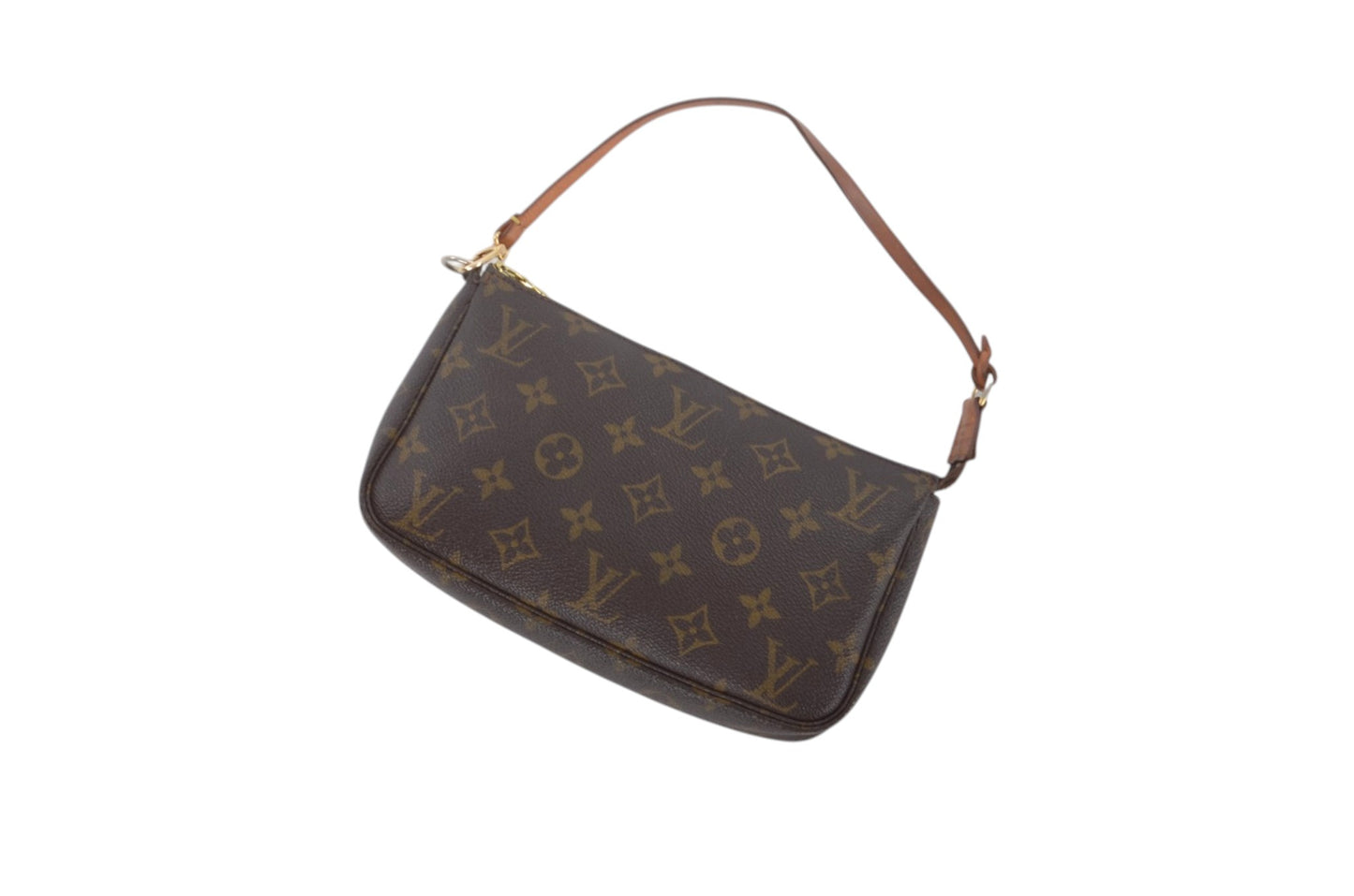 Louis Vuitton Pochette Accessories Pouch Monogram Canvas Shoulder Bag Handbag Vintage Designer Classic