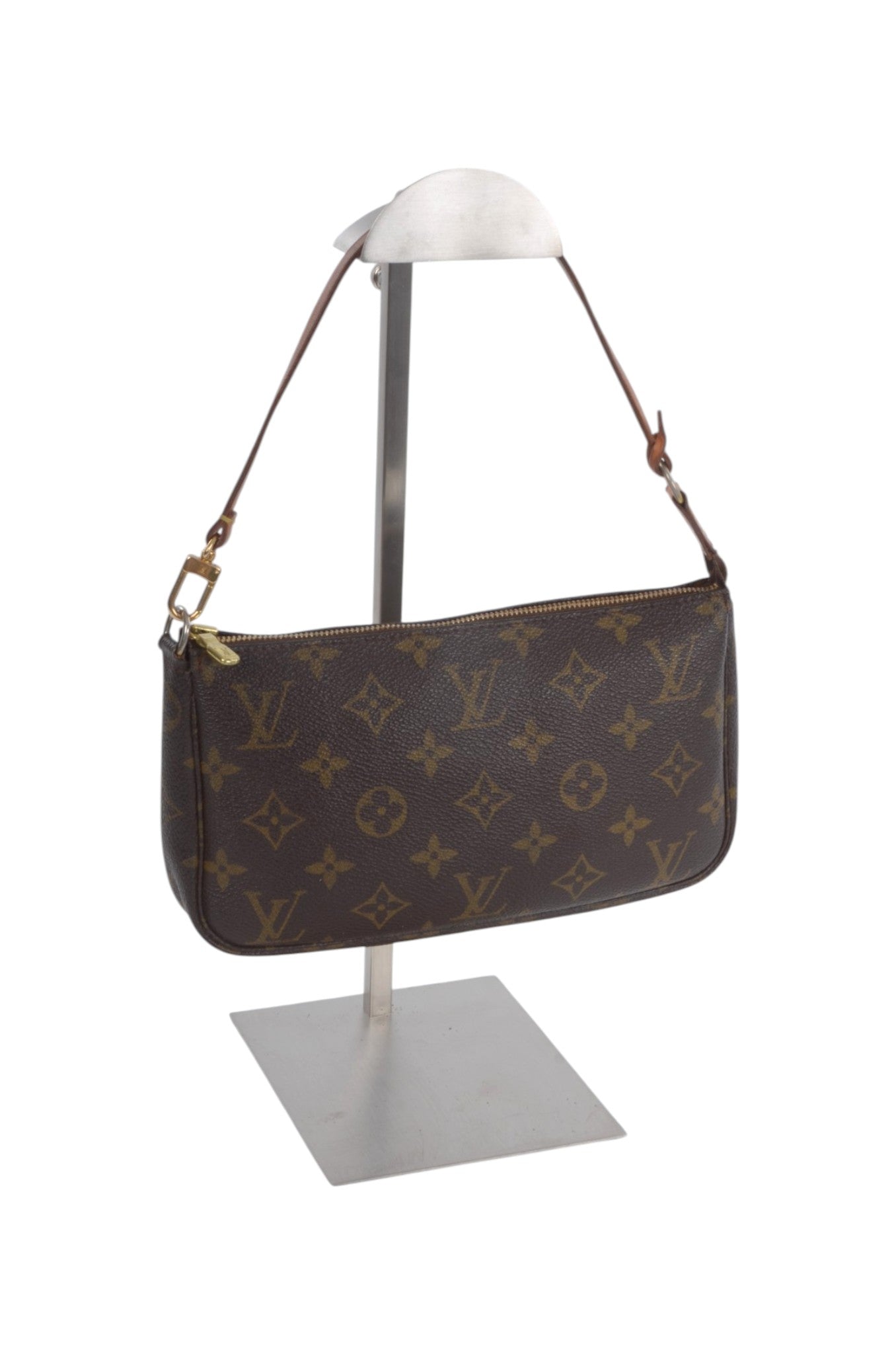 Louis Vuitton Pochette Accessories Pouch Monogram Canvas Shoulder Bag Handbag Vintage Designer Classic