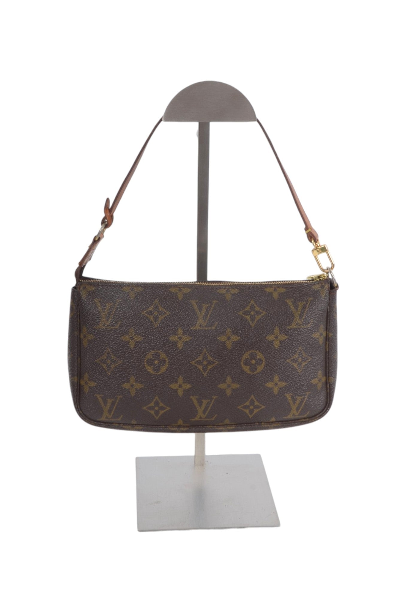 Louis Vuitton Pochette Accessories Pouch Monogram Canvas Shoulder Bag Handbag Vintage Designer Classic