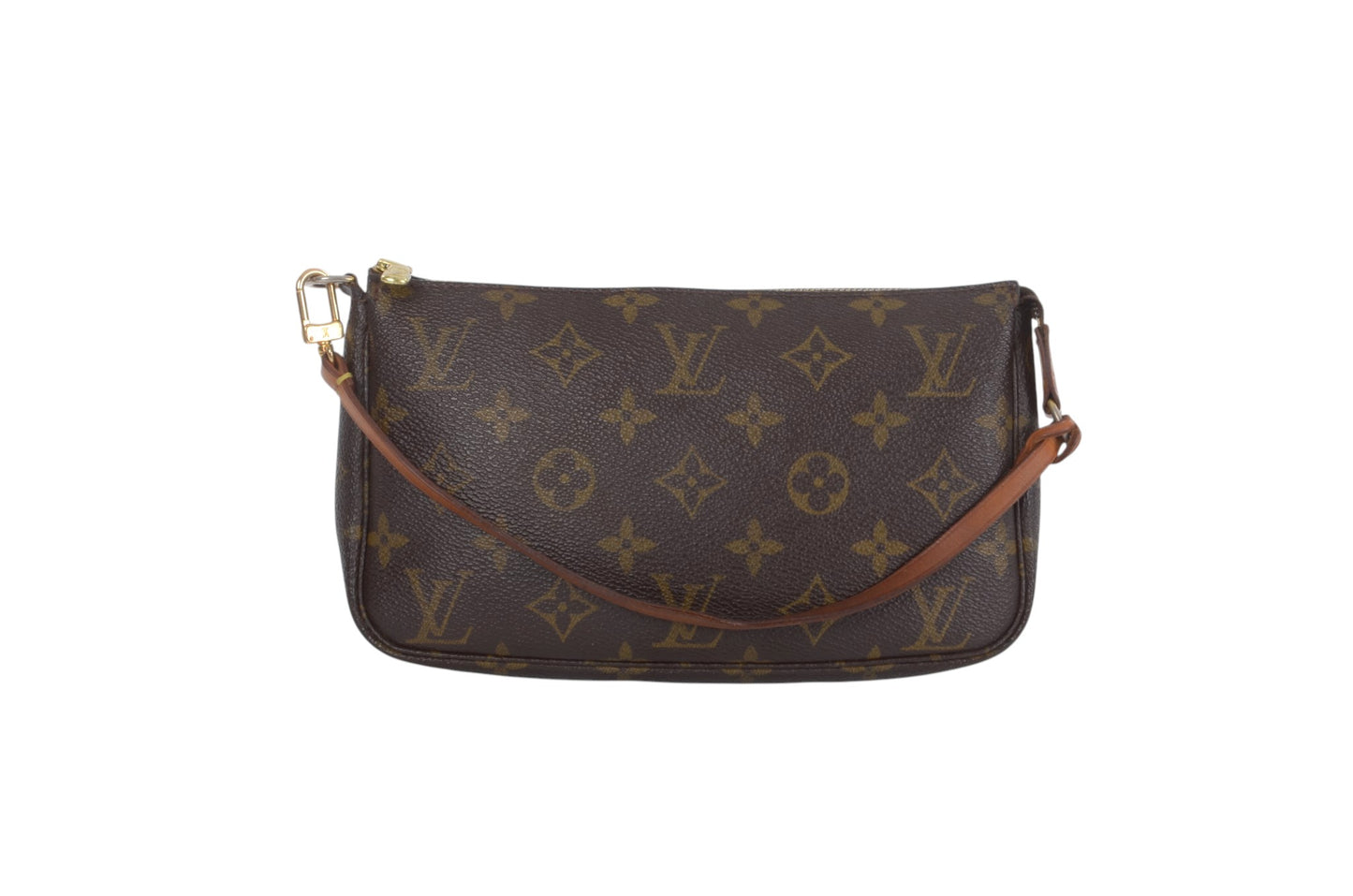 Louis Vuitton Pochette Accessories Pouch Monogram Canvas Shoulder Bag Handbag Vintage Designer Classic