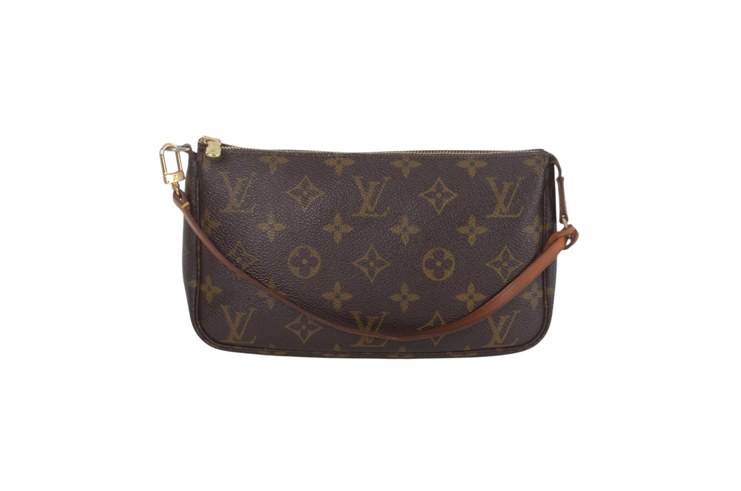 Louis Vuitton Pochette Accessories Pouch Monogram Canvas Shoulder Bag Handbag Vintage Designer Classic