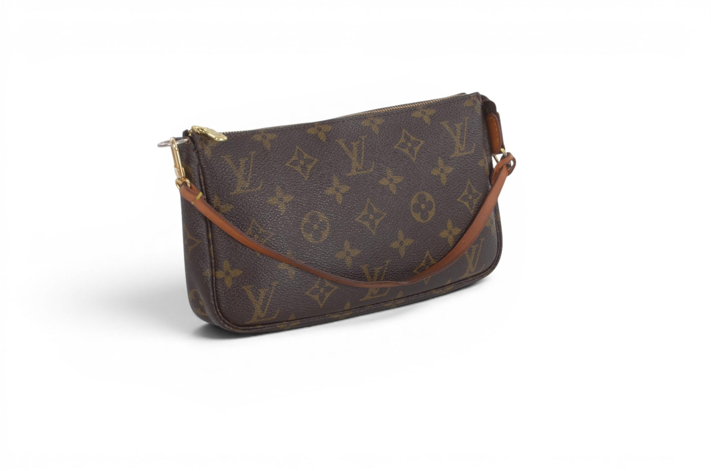 Louis Vuitton Pochette Accessories Pouch Monogram Canvas Shoulder Bag Handbag Vintage Designer Classic