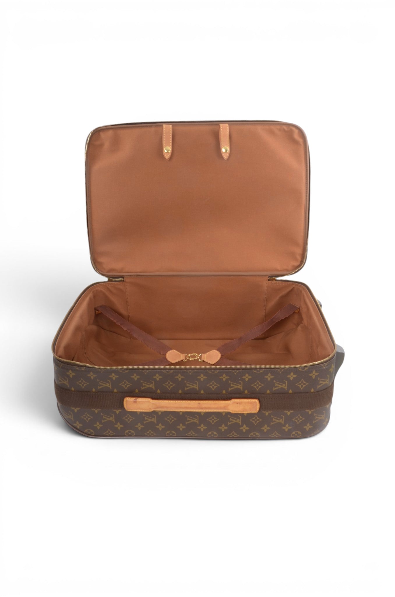 Louis Vuitton Pegase 55 Suitcase Travel Trolley Monogram Canvas Cabin Bag Weekend Designer Classic