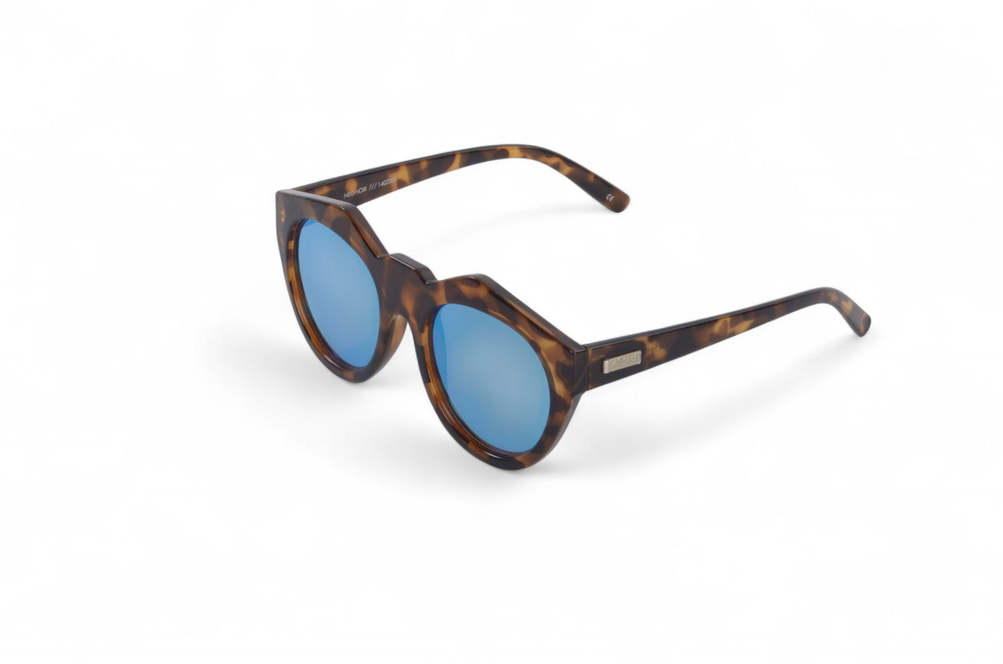 Le Specs Neo Noir Tortoise Oversize Sunglasses Brown Blue Glasses Designer Classic