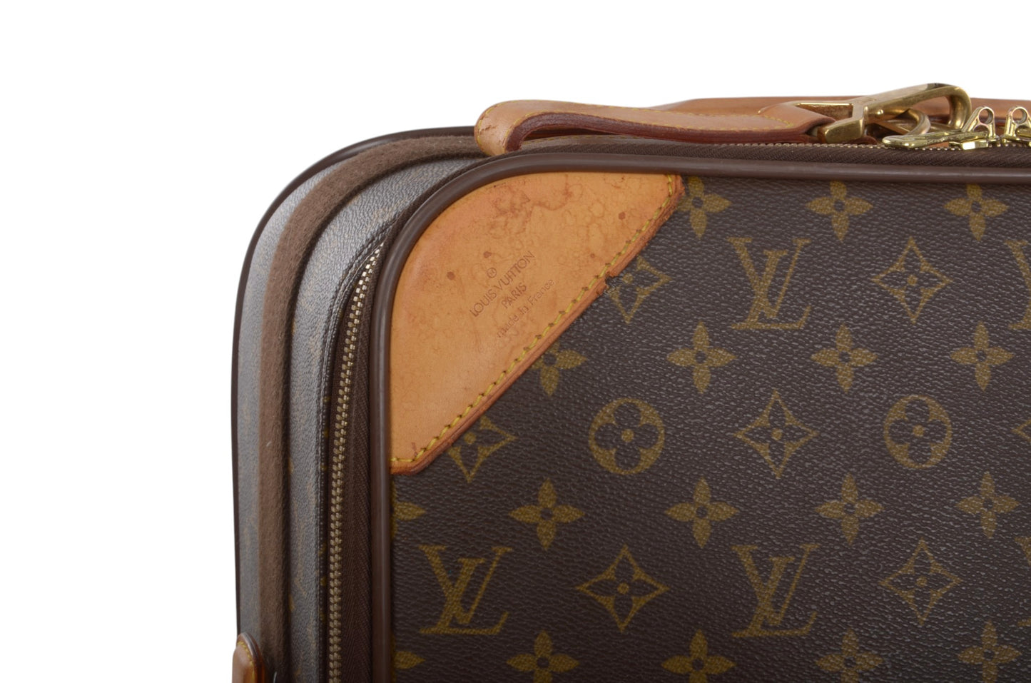 Louis Vuitton Pegase 55 Suitcase Travel Trolley Monogram Canvas Cabin Bag Weekend Designer Classic