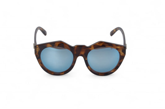 Le Specs Neo Noir Tortoise Oversize Sunglasses Brown Blue Glasses Designer Classic