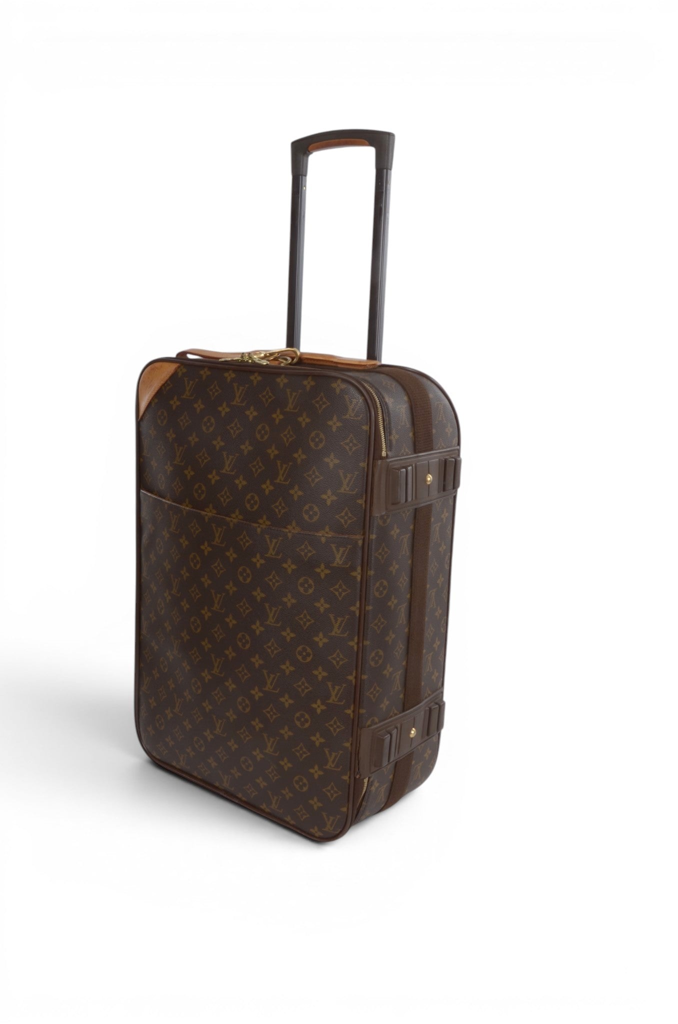 Louis Vuitton Pegase 55 Suitcase Travel Trolley Monogram Canvas Cabin Bag Weekend Designer Classic