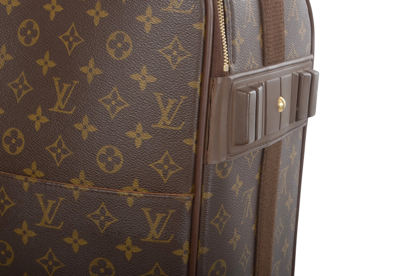 Louis Vuitton Pegase 55 Suitcase Travel Trolley Monogram Canvas Cabin Bag Weekend Designer Classic