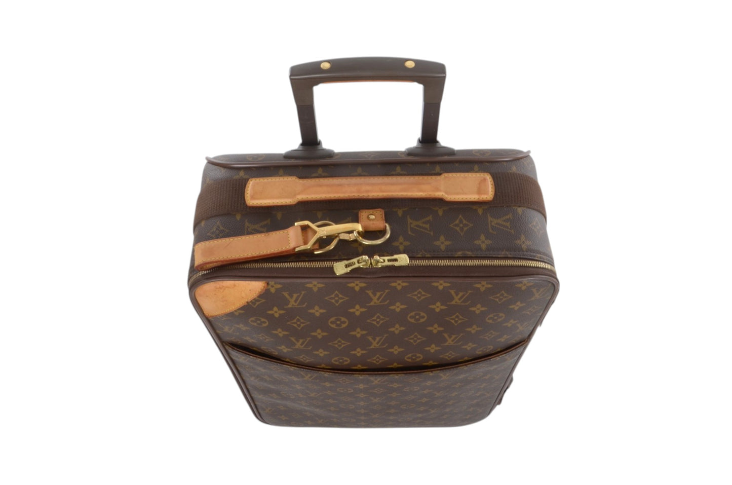Louis Vuitton Pegase 55 Suitcase Travel Trolley Monogram Canvas Cabin Bag Weekend Designer Classic